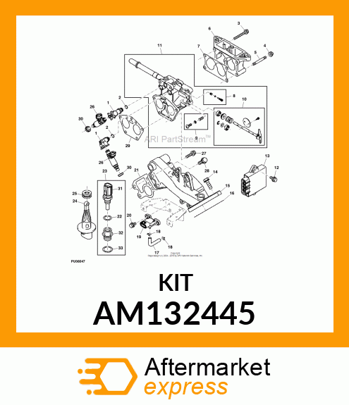 SCREW, ASSEMBLY AM132445