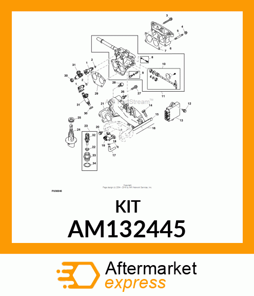 SCREW, ASSEMBLY AM132445