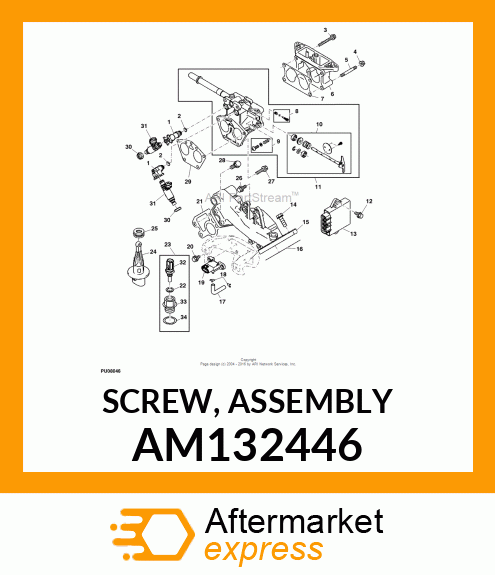 SCREW, ASSEMBLY AM132446