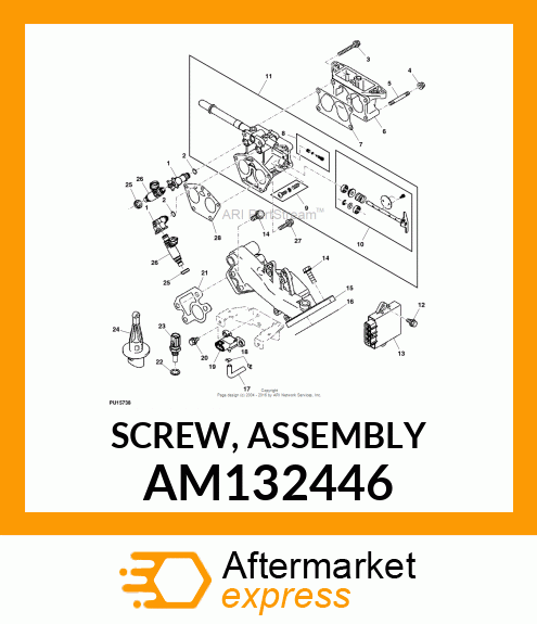 SCREW, ASSEMBLY AM132446