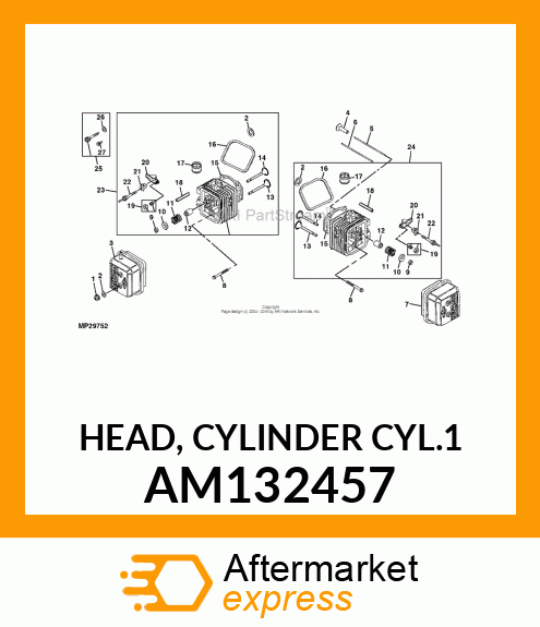 Cylinder Head AM132457