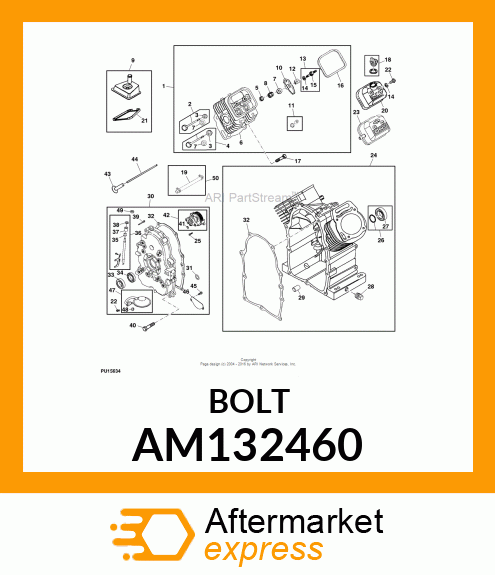 STUD, ROCKER ARM AM132460