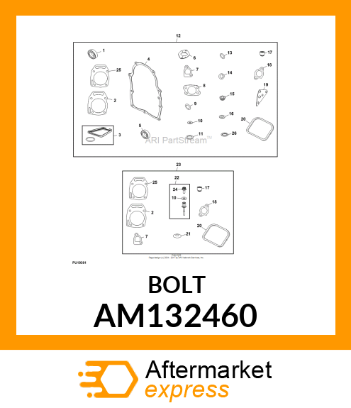 STUD, ROCKER ARM AM132460