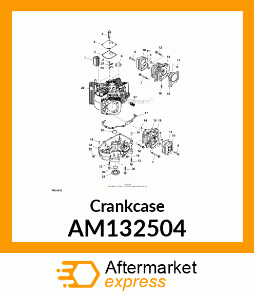 Crankcase AM132504