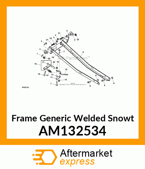 Frame Generic Welded Snowt AM132534