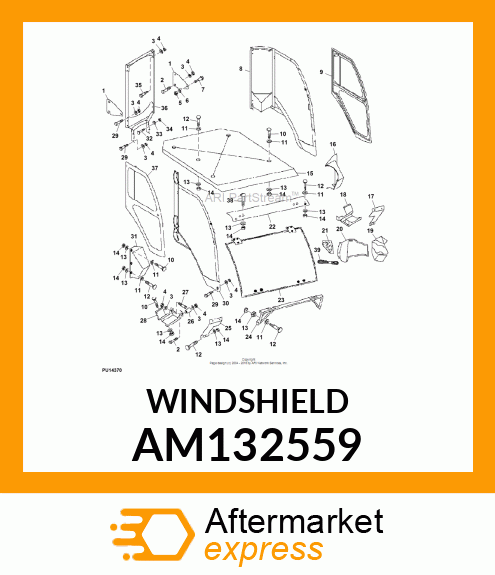 WINDSHIELD AM132559