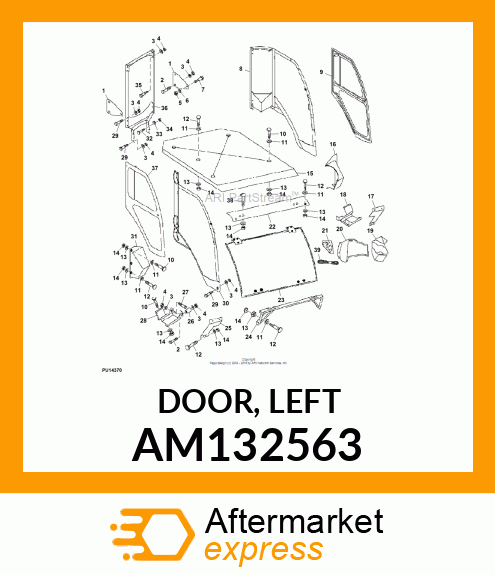 DOOR, LEFT AM132563