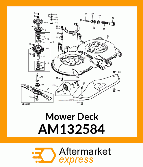 Mower Deck AM132584