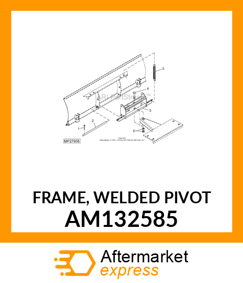 FRAME, WELDED PIVOT AM132585