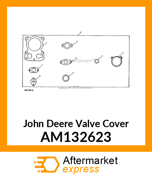 COVER, VALVE AM132623