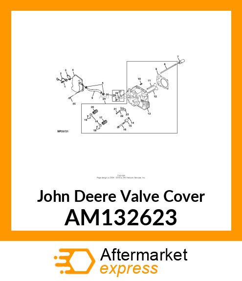 COVER, VALVE AM132623