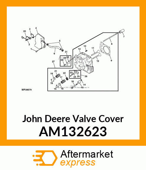 COVER, VALVE AM132623