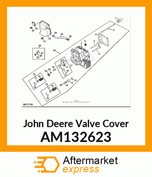 COVER, VALVE AM132623