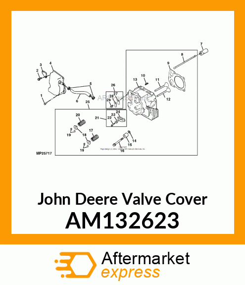 COVER, VALVE AM132623