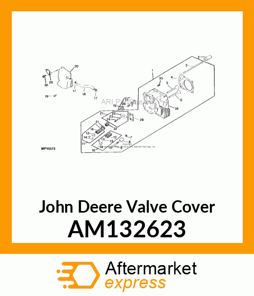 COVER, VALVE AM132623