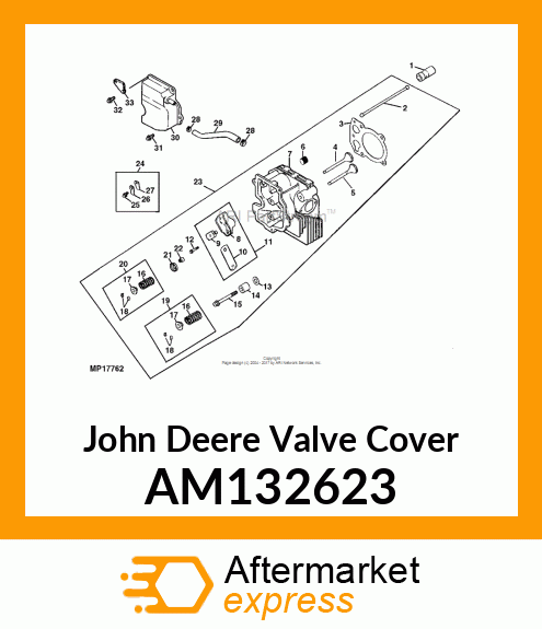 COVER, VALVE AM132623