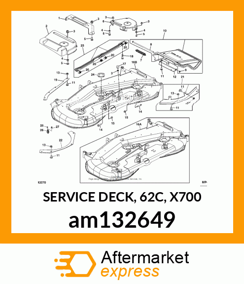 SERVICE DECK, 62C, X700 am132649