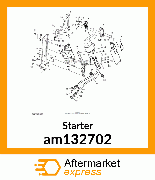 STARTER MOTOR, STARTER am132702