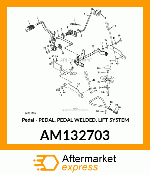 Pedal AM132703