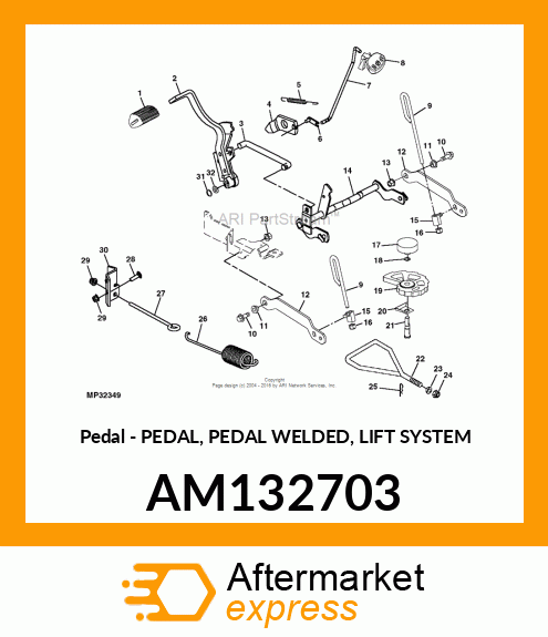 Pedal AM132703