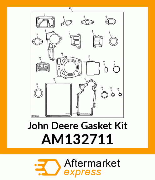 GASKET KIT AM132711