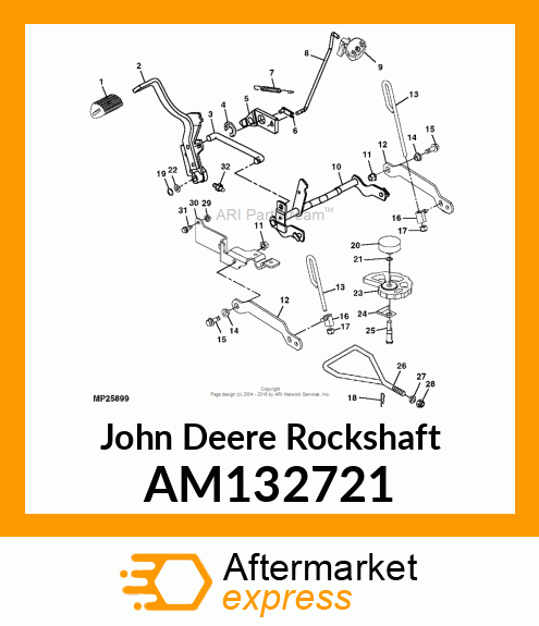 ROCKSHAFT, ROCKSHAFT, WELDED AM132721