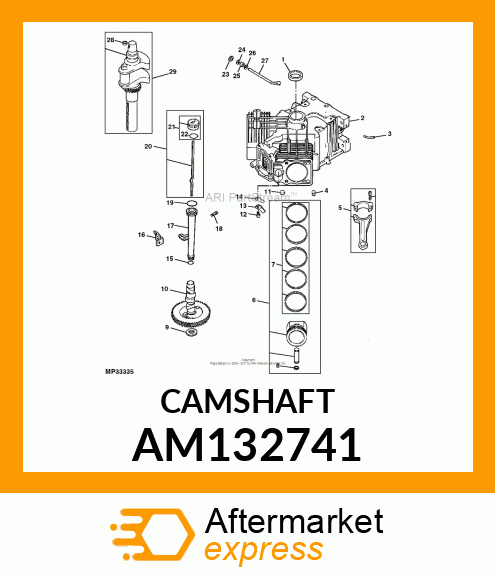 CAMSHAFT AM132741