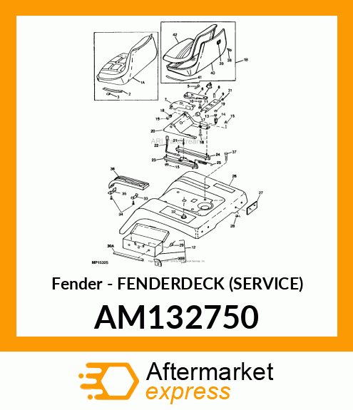 Fender - FENDERDECK (SERVICE) AM132750