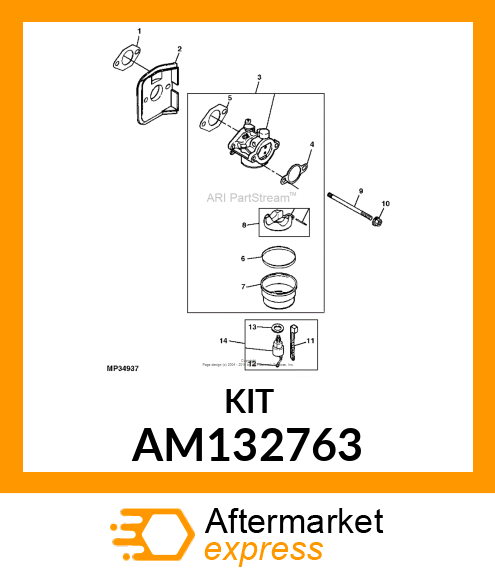 KIT, BOWL REPLACEMENT AM132763