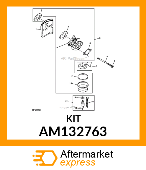 KIT, BOWL REPLACEMENT AM132763