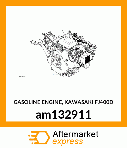 GASOLINE ENGINE, KAWASAKI FJ400D am132911