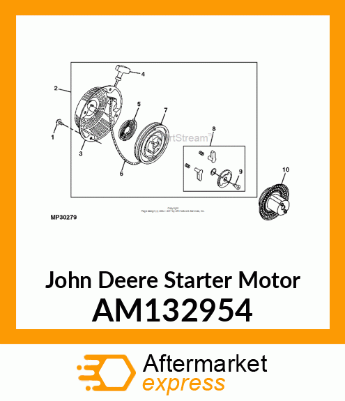 Starter Motor AM132954