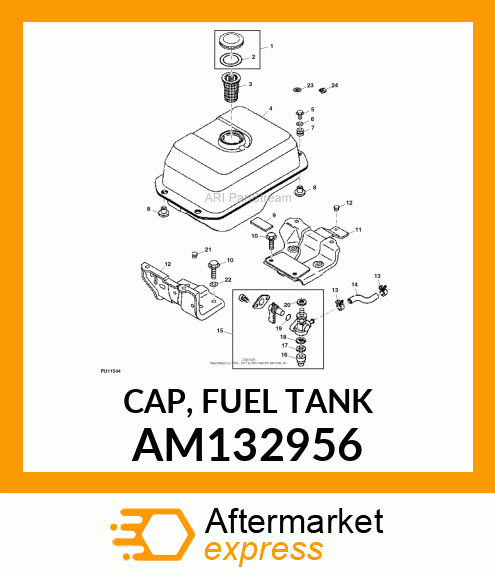 CAP, FUEL TANK AM132956