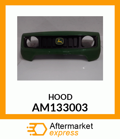 HOOD ASSY, JD GREEN AM133003