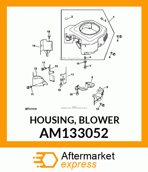 HOUSING, BLOWER AM133052