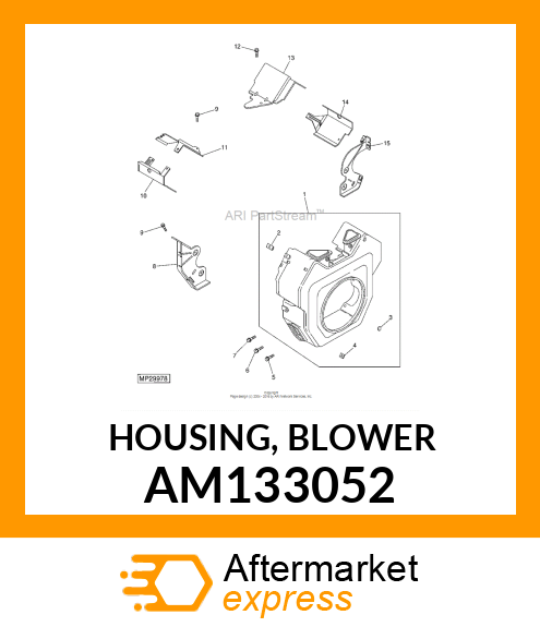 HOUSING, BLOWER AM133052