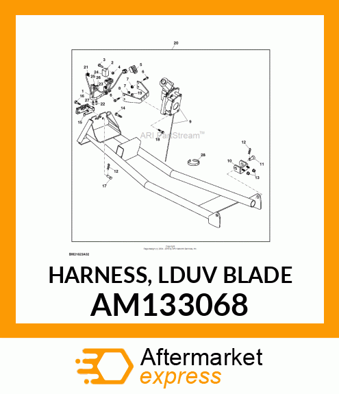 HARNESS, LDUV BLADE AM133068