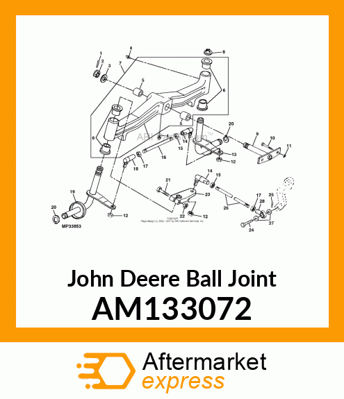 JOINT, RH BALL AM133072