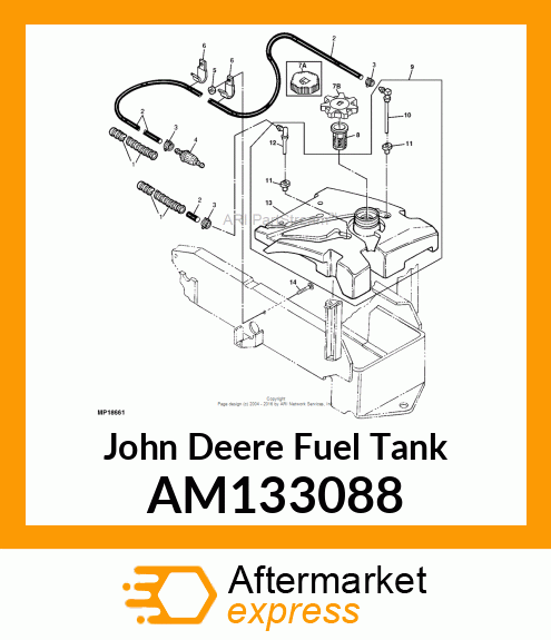 TANK ASSEMBLY, FUEL AM133088