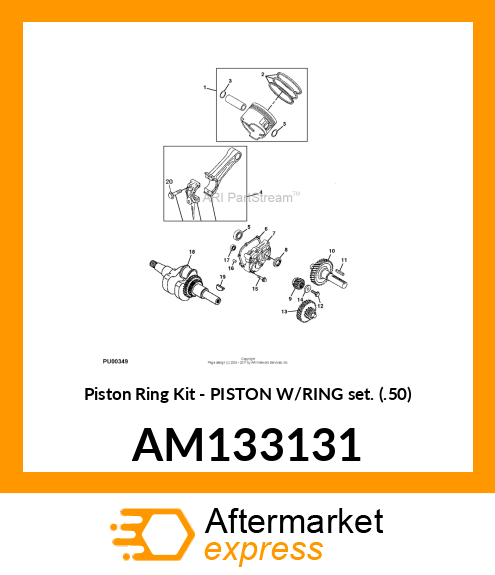 Piston Ring Kit AM133131