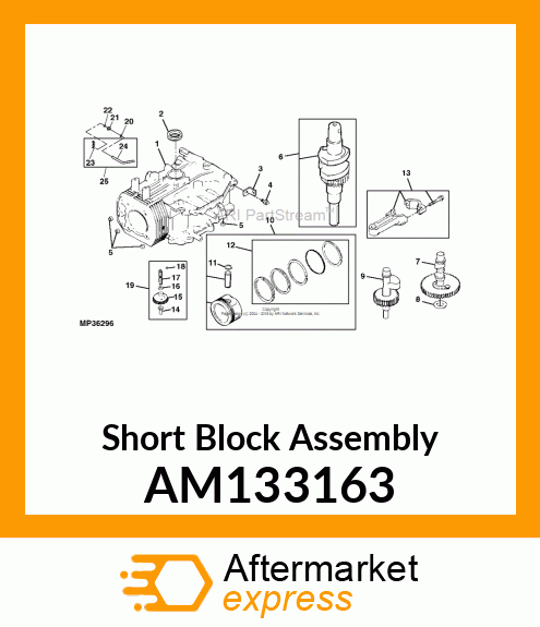 Short Block Assembly AM133163