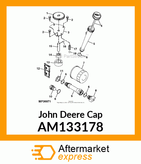 CAP ASSEMBLY AM133178