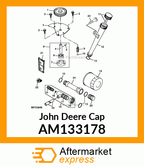 CAP ASSEMBLY AM133178