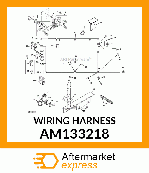 HARNESS, MAIN WIRING (300 L/C GAS) AM133218