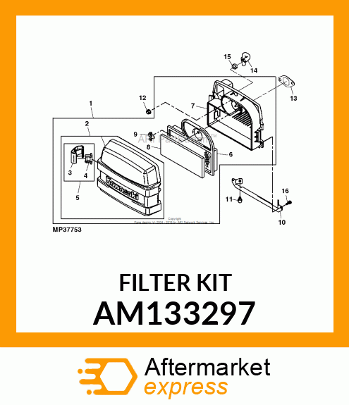 Air Cleaner Kit AM133297