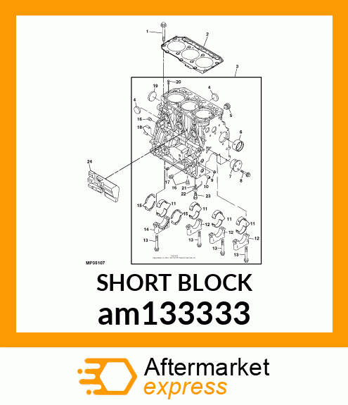 SHORT BLOCK am133333