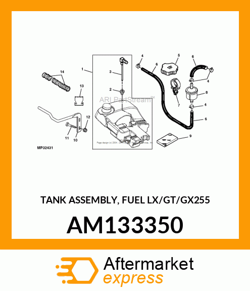 Fuel Tank AM133350