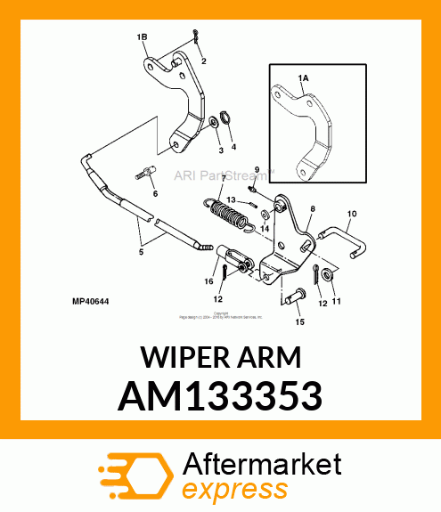 STRAP, LIFT ARM, WELDMENT AM133353