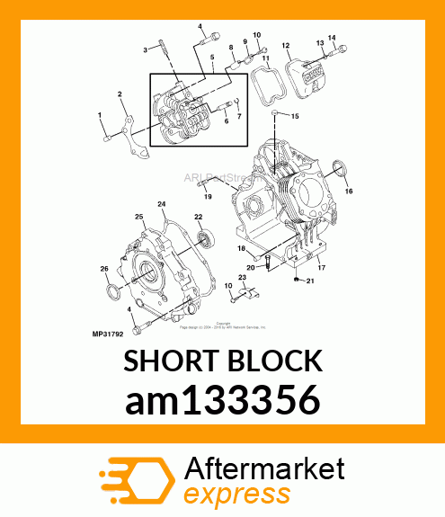 SHORT BLOCK am133356