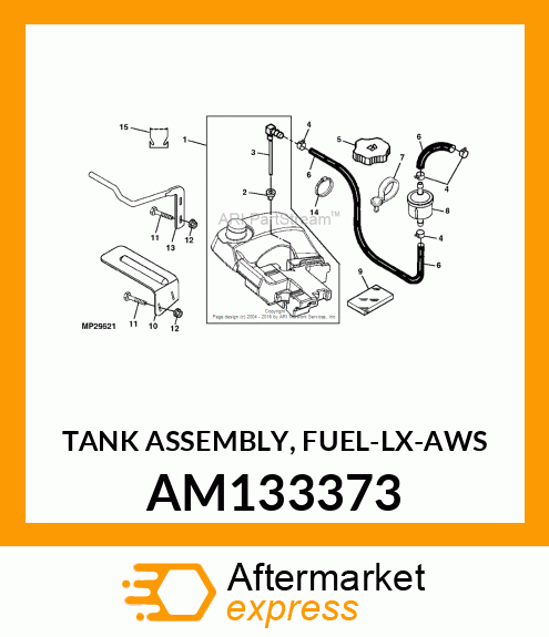 FUEL TANK AM133373